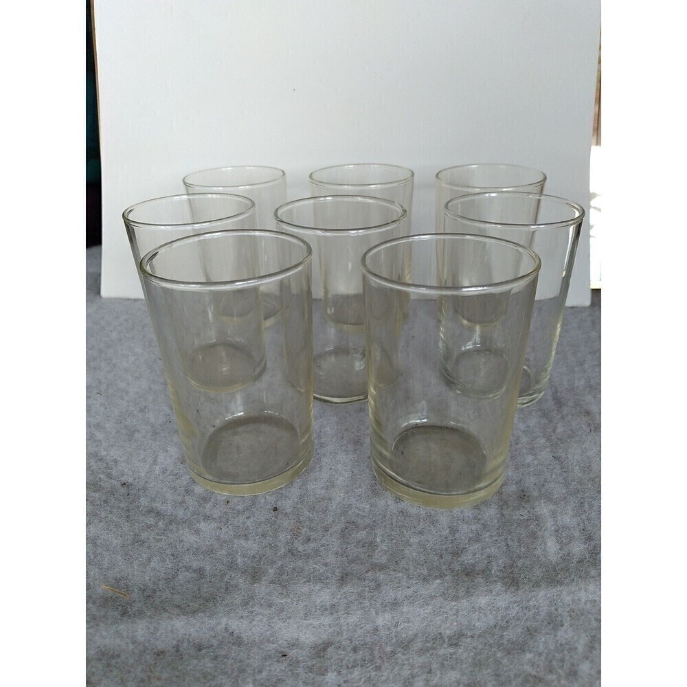 VTG Mid Century Libbey Cocktail Juice Glasses Set Of 8 EX barware retro